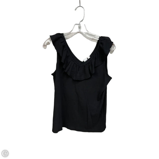 Top Sleeveless By Gap In Black, Size: S