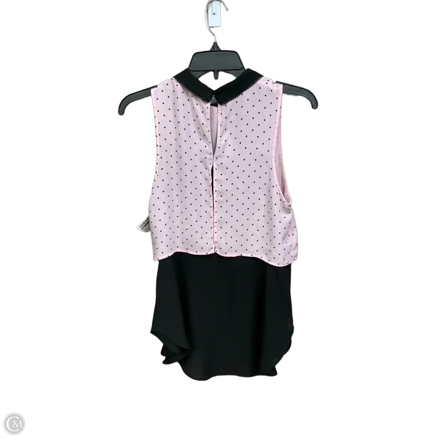 Top Sleeveless By Elle In Polkadot Pattern, Size: S