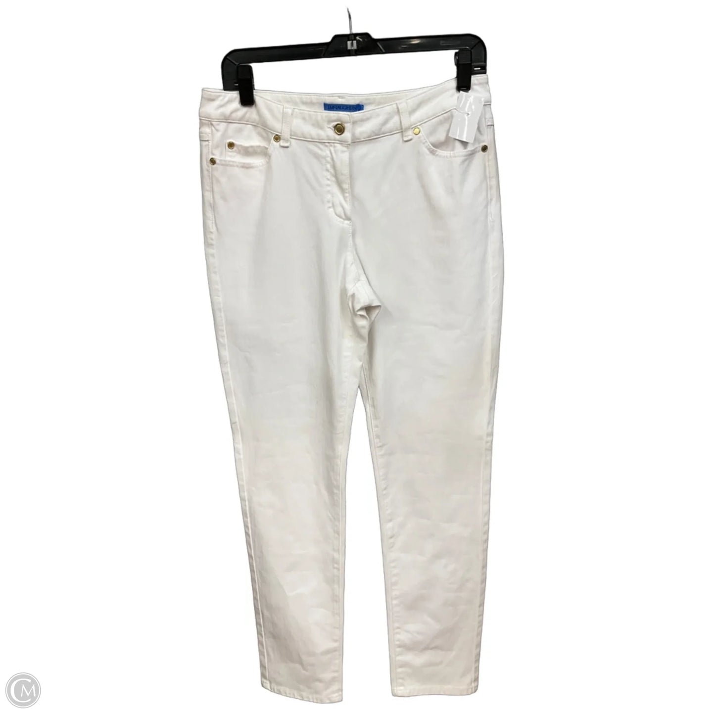 Jeans Skinny By J Mclaughlin In White Denim, Size: 8