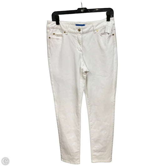 Jeans Skinny By J Mclaughlin In White Denim, Size: 8