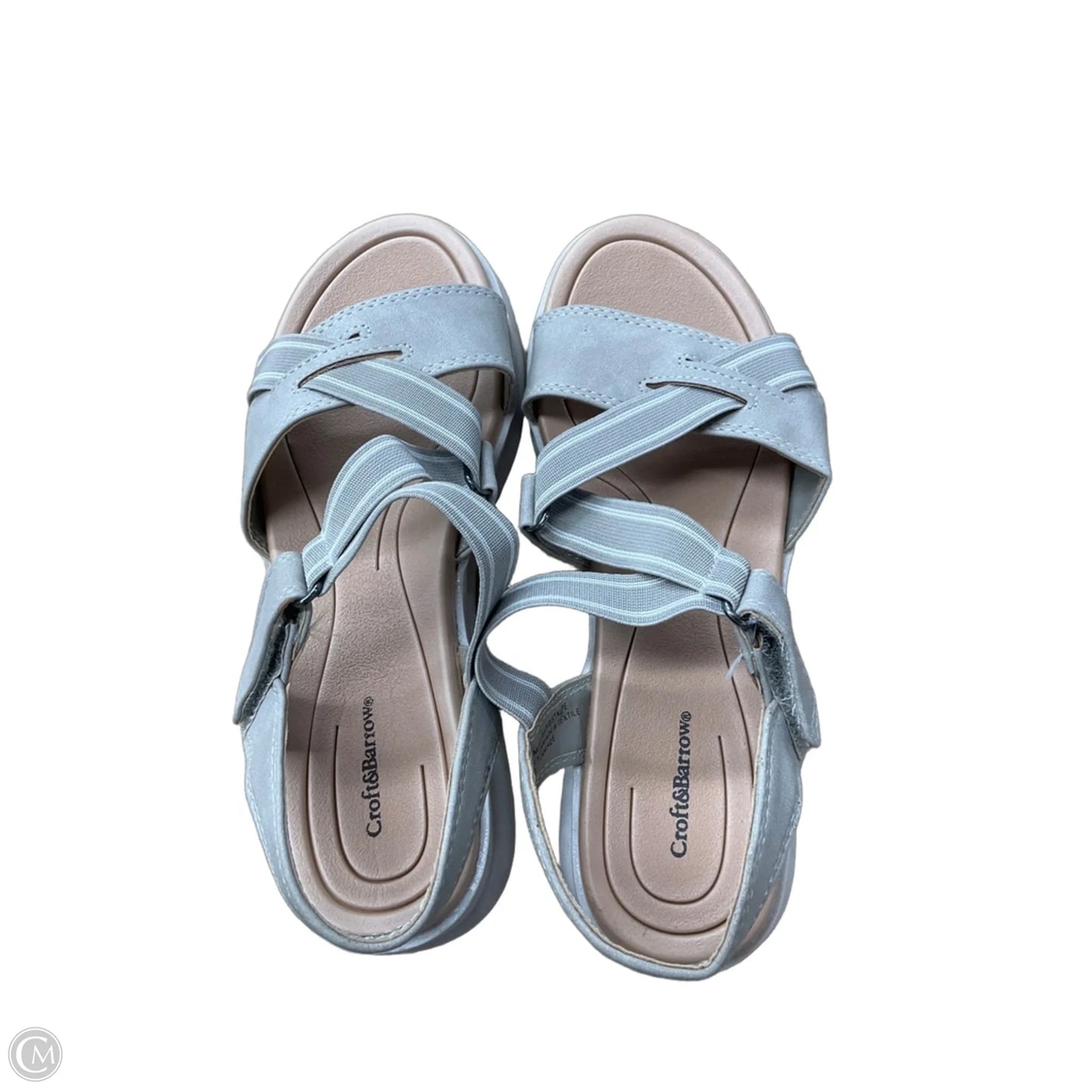 Sandals Flats By Croft And Barrow In Tan, Size: 6