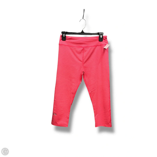 Athletic Leggings Capris By Under Armour In Pink, Size: M