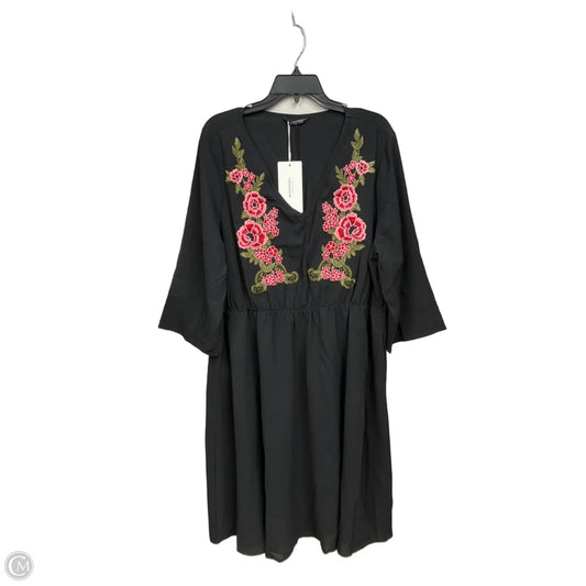 Dress Casual Short By Bloomchic In Black, Size: 1x
