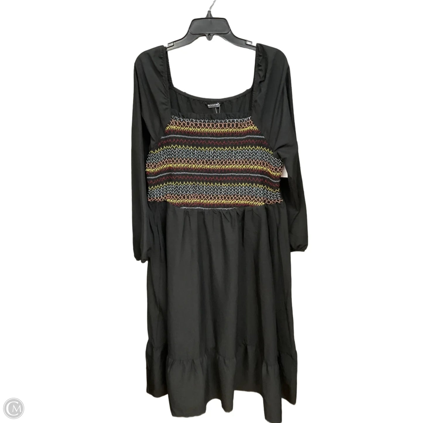 Dress Casual Midi By Bloomchic In Black, Size: 1x