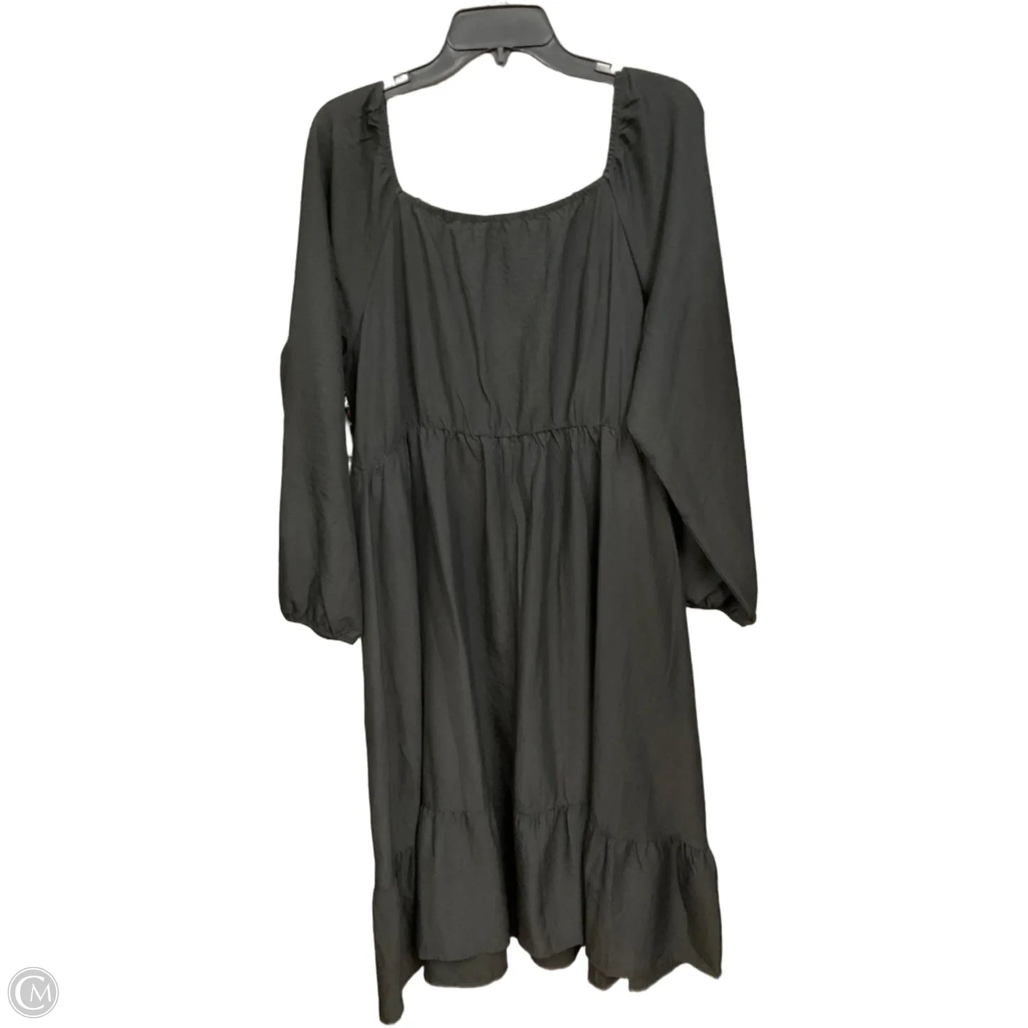 Dress Casual Midi By Bloomchic In Black, Size: 1x