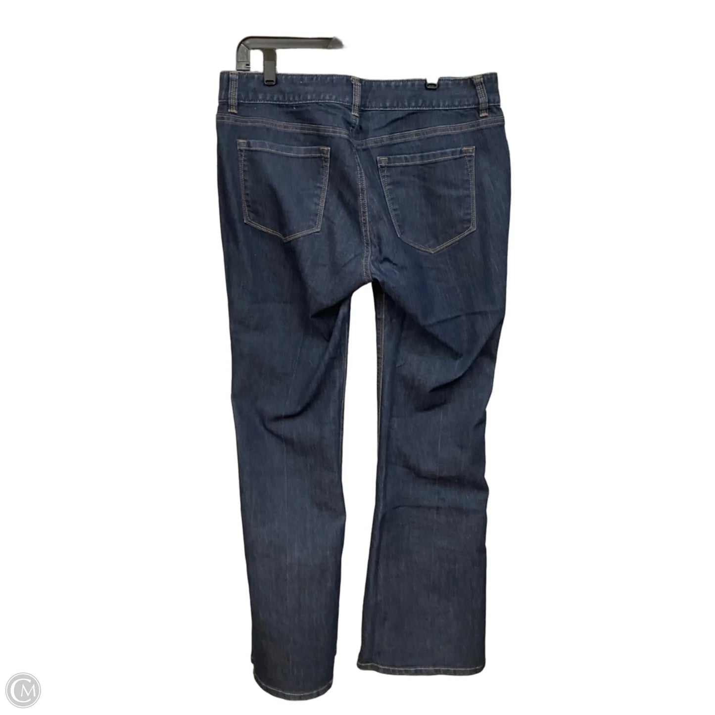 Jeans Flared By Loft In Blue Denim, Size: 10