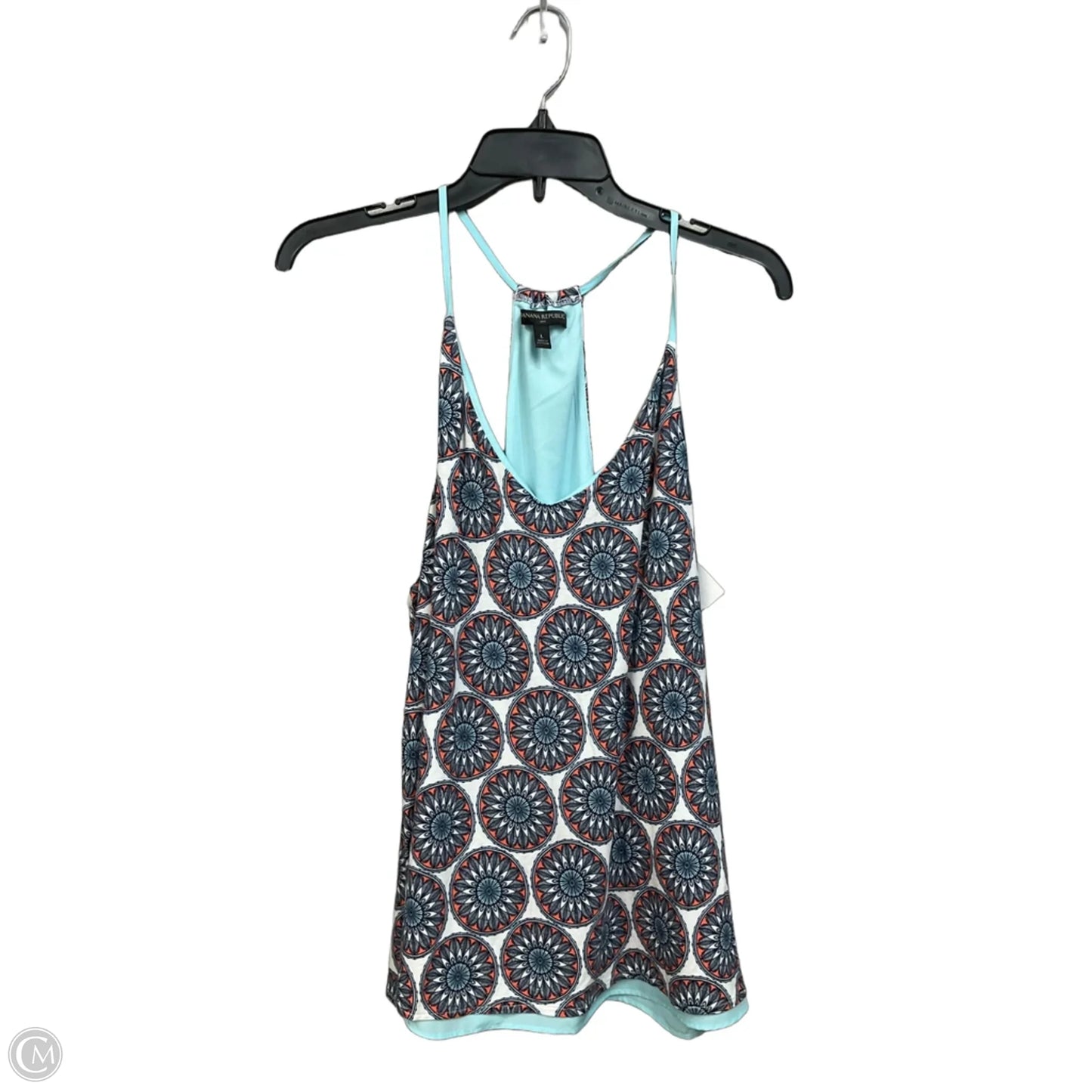 Top Sleeveless By Banana Republic In Floral Print, Size: L