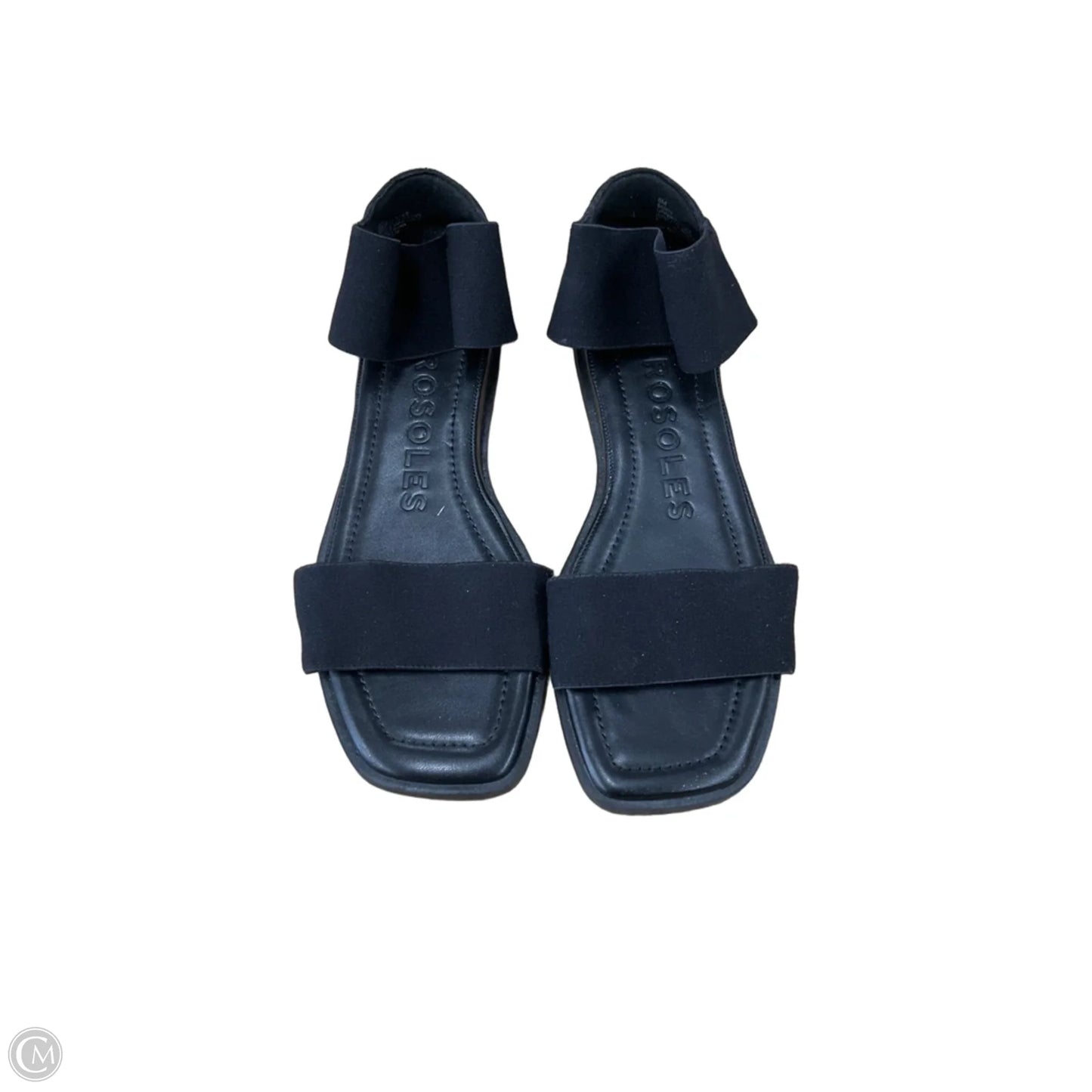 Sandals Flats By Aerosoles In Black, Size: 8