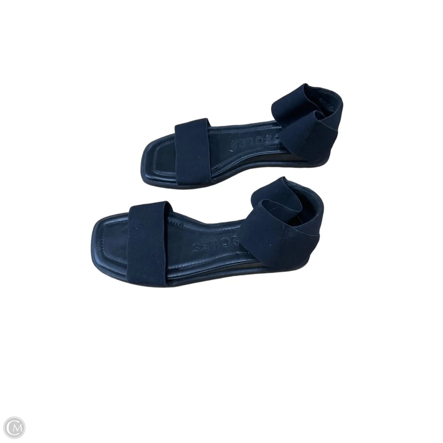 Sandals Flats By Aerosoles In Black, Size: 8
