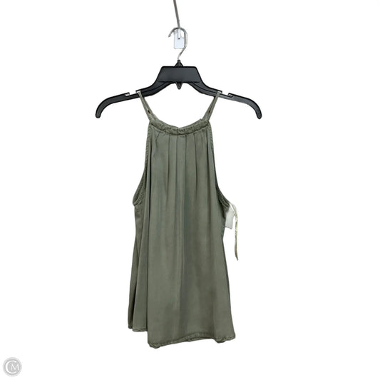 Top Sleeveless By Alya In Green, Size: Xs