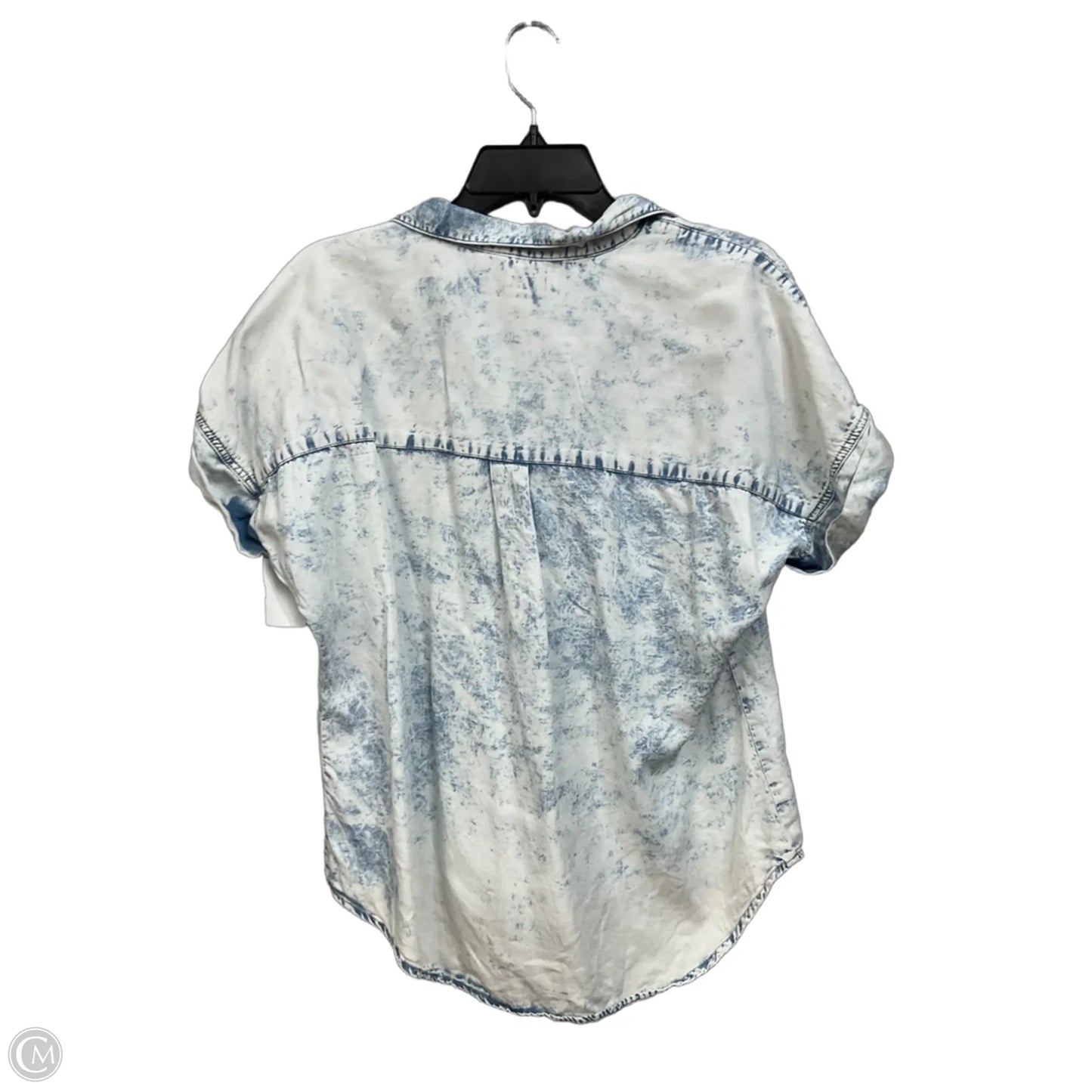 Top Short Sleeve By Thread And Supply In Blue, Size: S