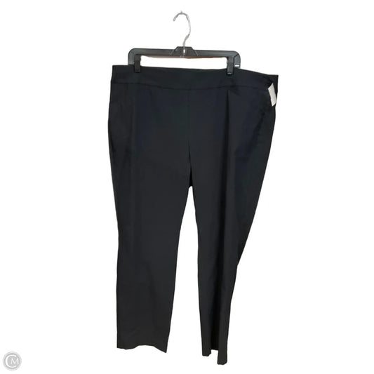 Pants Dress By Talbots In Black, Size: 22