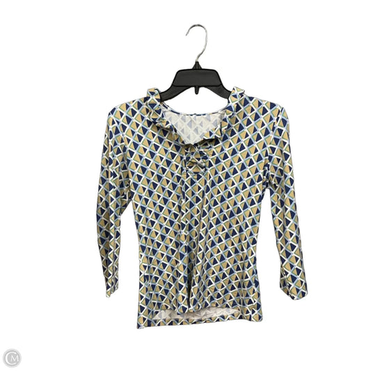 Top Long Sleeve By J Mclaughlin In Multi-colored, Size: S