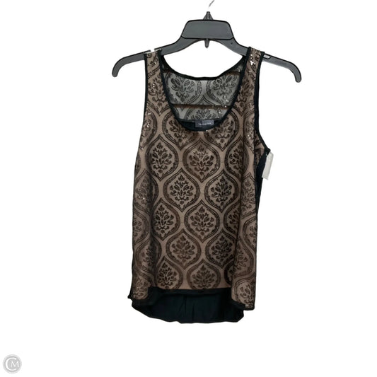 Top Sleeveless By Limited In Black, Size: S