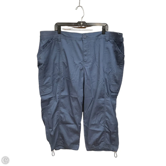 Capris By Style And Company In Blue, Size: 24