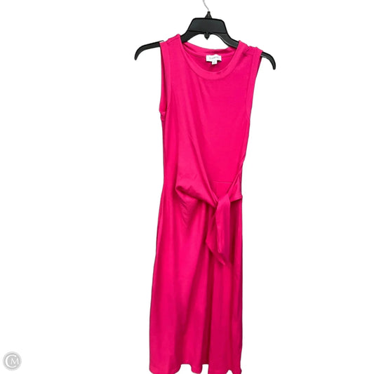 Dress Casual Midi By Evereve In Pink, Size: Xs