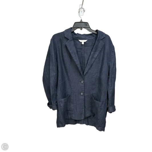 Blazer By Garnet Hill In Blue, Size: M