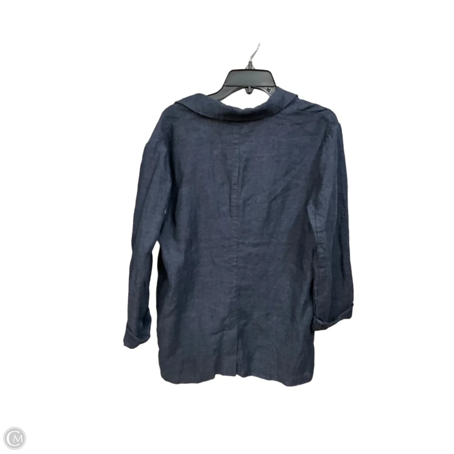 Blazer By Garnet Hill In Blue, Size: M