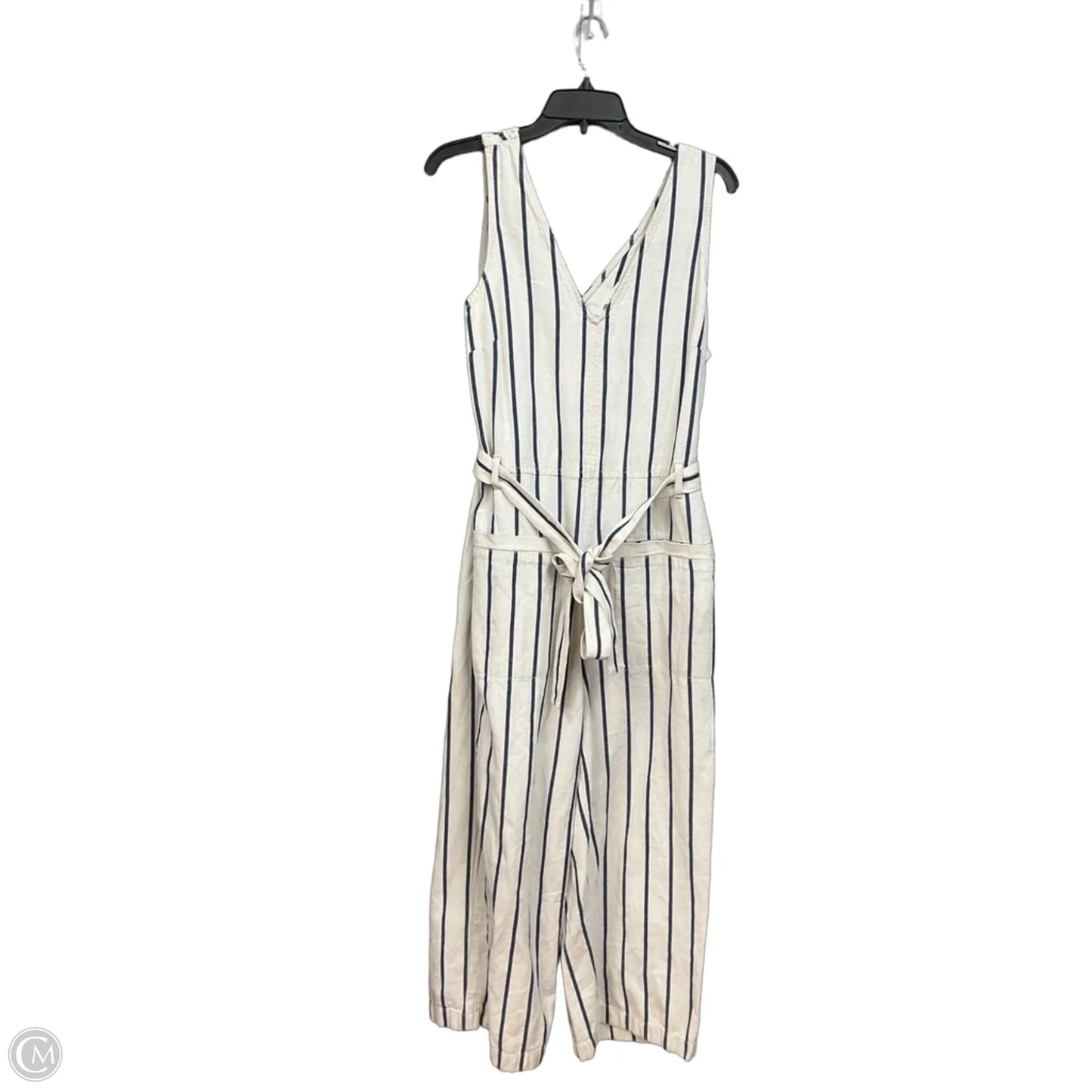 Jumpsuit By Madewell In Striped Pattern, Size: L