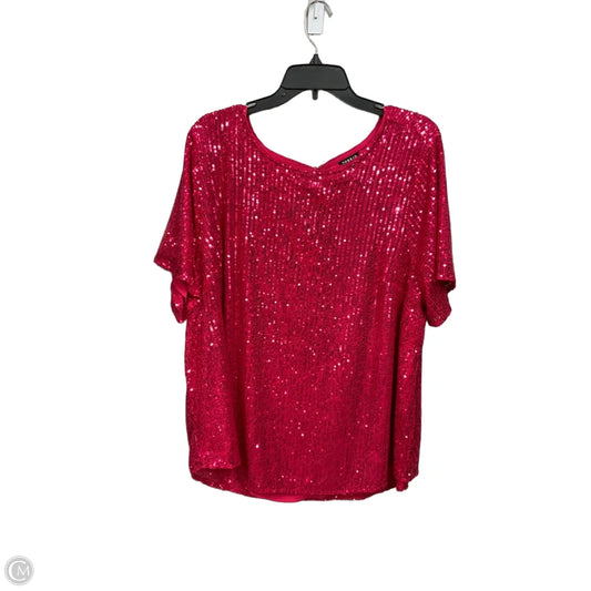 Top Short Sleeve By Torrid In Pink, Size: 2x
