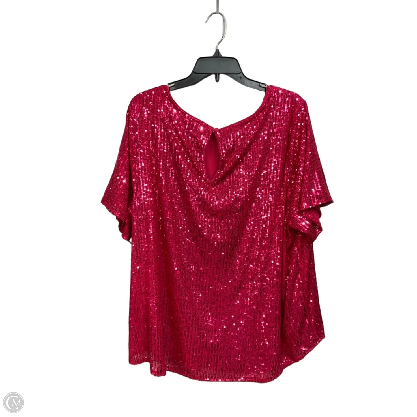 Top Short Sleeve By Torrid In Pink, Size: 2x