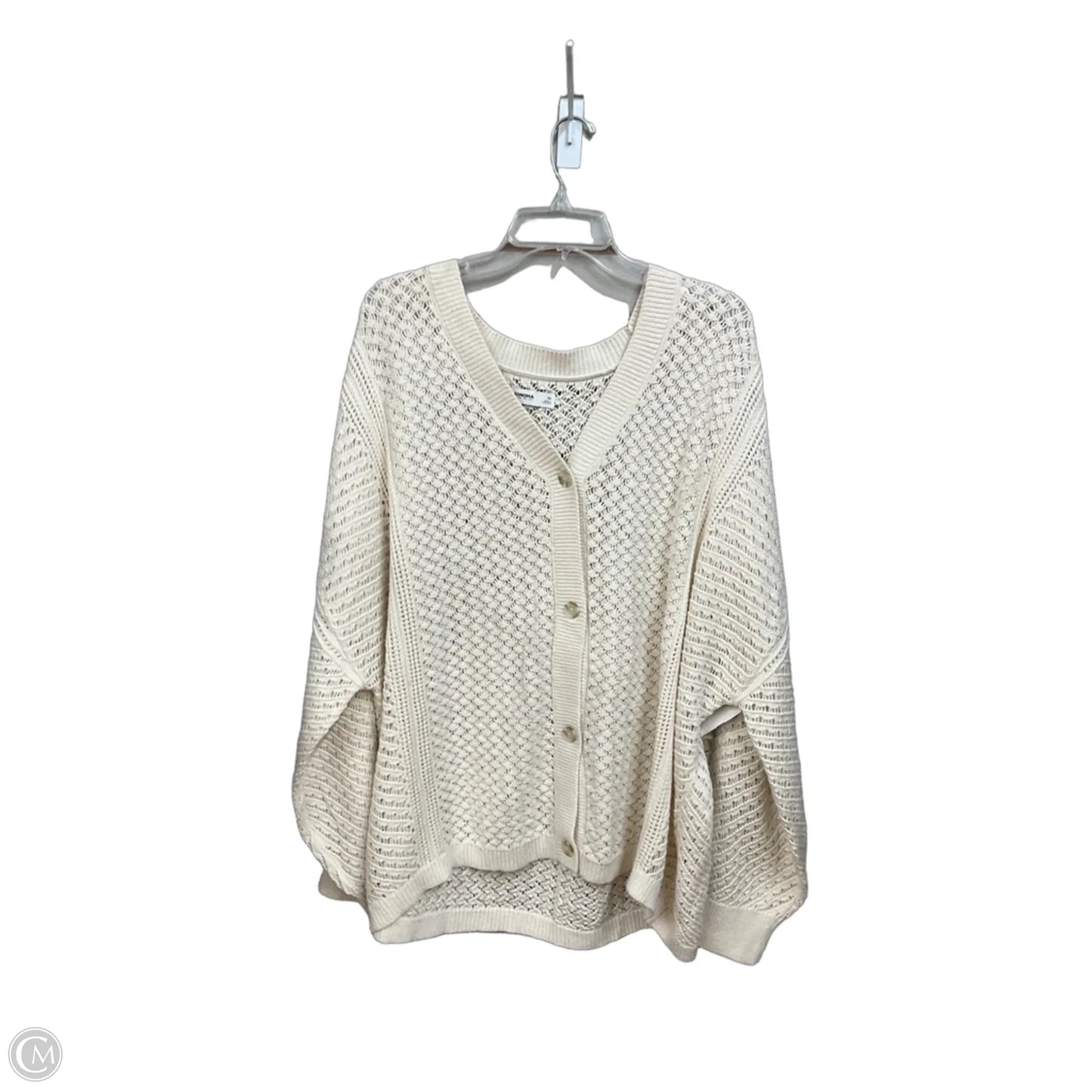 Cardigan By Sonoma In Cream, Size: 3x