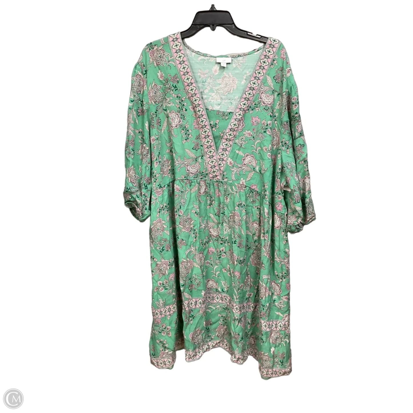 Dress Casual Short By J. Jill In Floral Print, Size: 4x