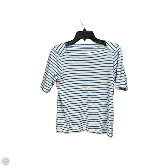 Top Short Sleeve By L.l. Bean In Striped Pattern, Size: S