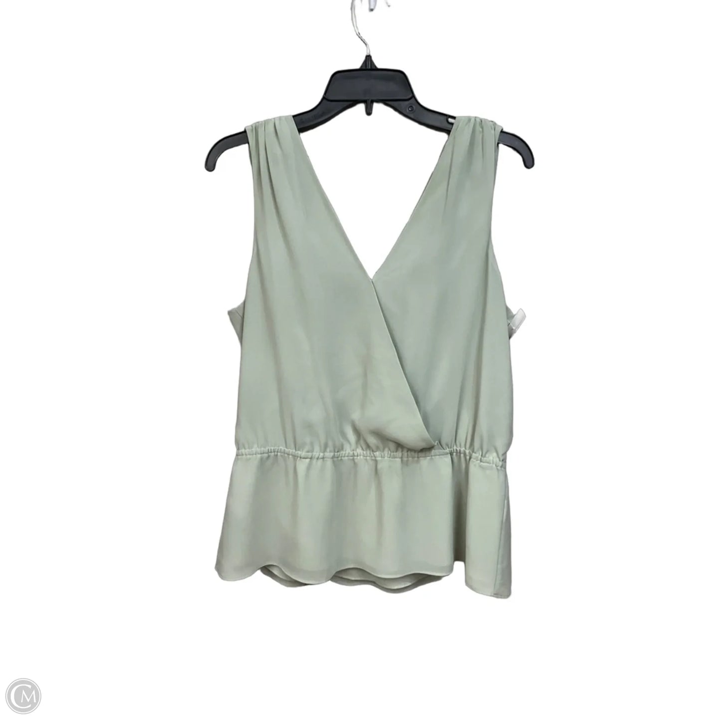 Top Sleeveless By Banana Republic In Green, Size: M