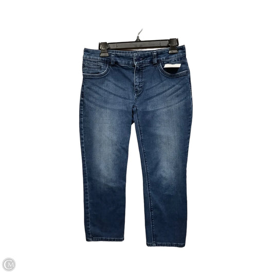 Capris By Chicos In Blue Denim, Size: 2