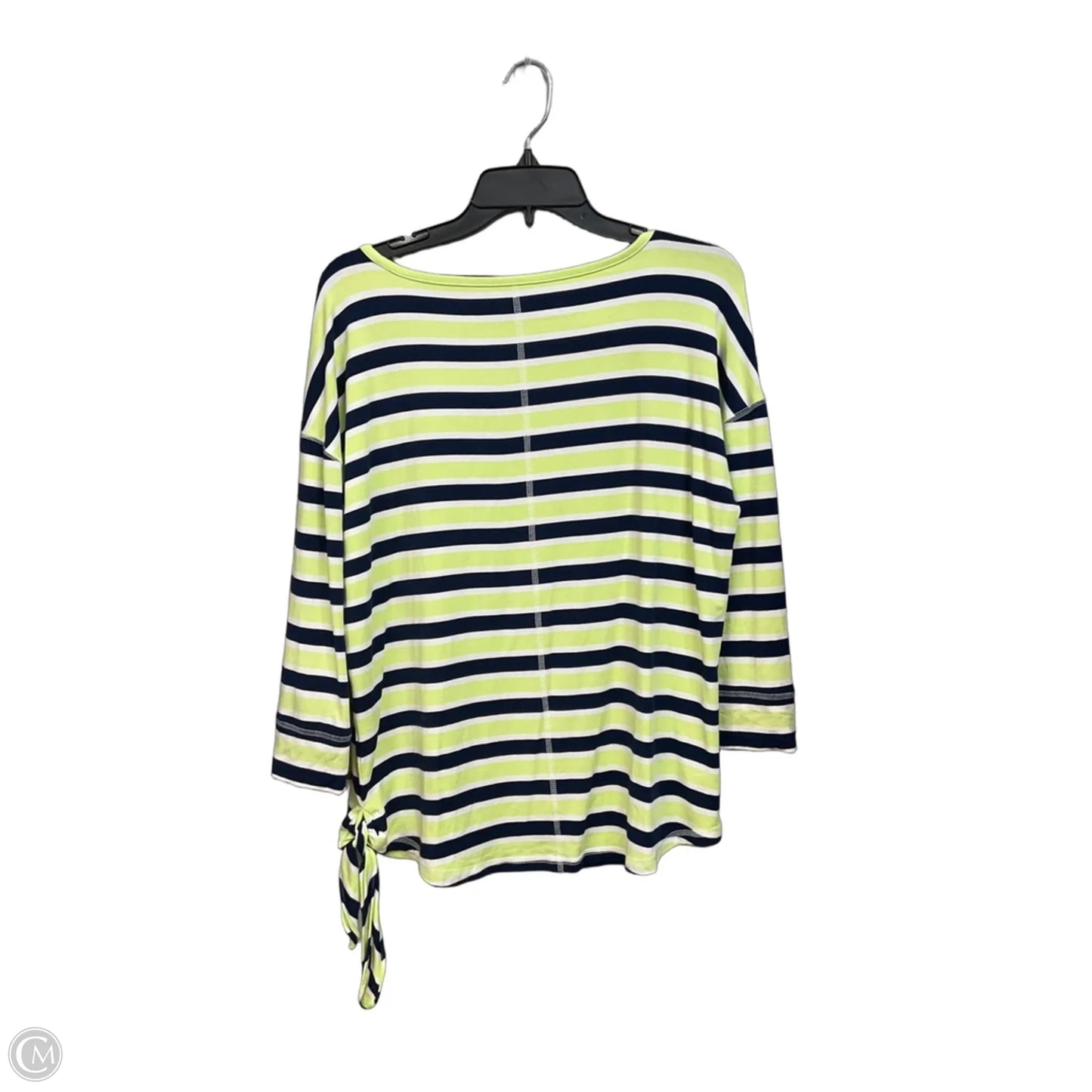 Top Long Sleeve By Talbots In Striped Pattern, Size: Lp