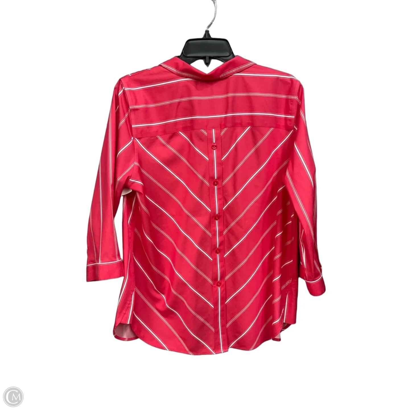 Blouse Long Sleeve By Talbots In Pink, Size: M
