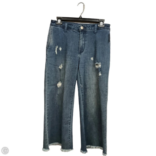 Capris By Easel In Blue Denim, Size: 4