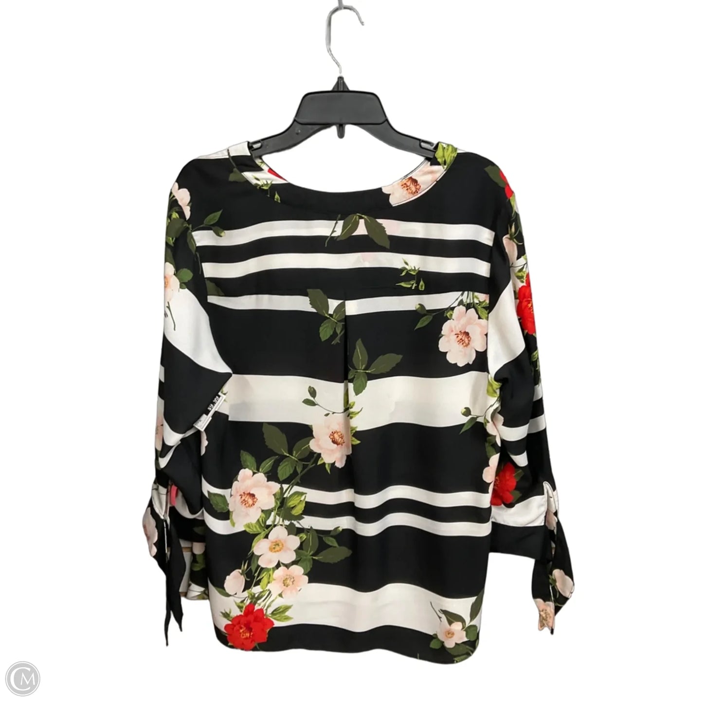 Top Long Sleeve By Zac And Rachel In Striped Pattern, Size: Xl