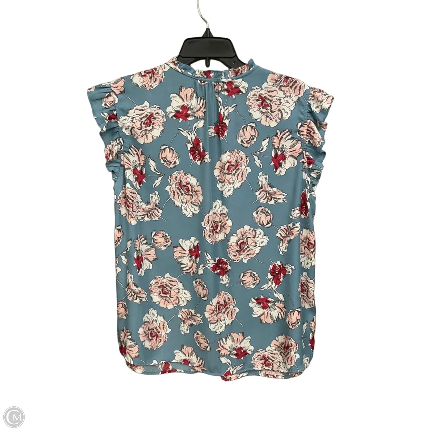 Blouse Sleeveless By Daniel Rainn In Floral Print, Size: Xl