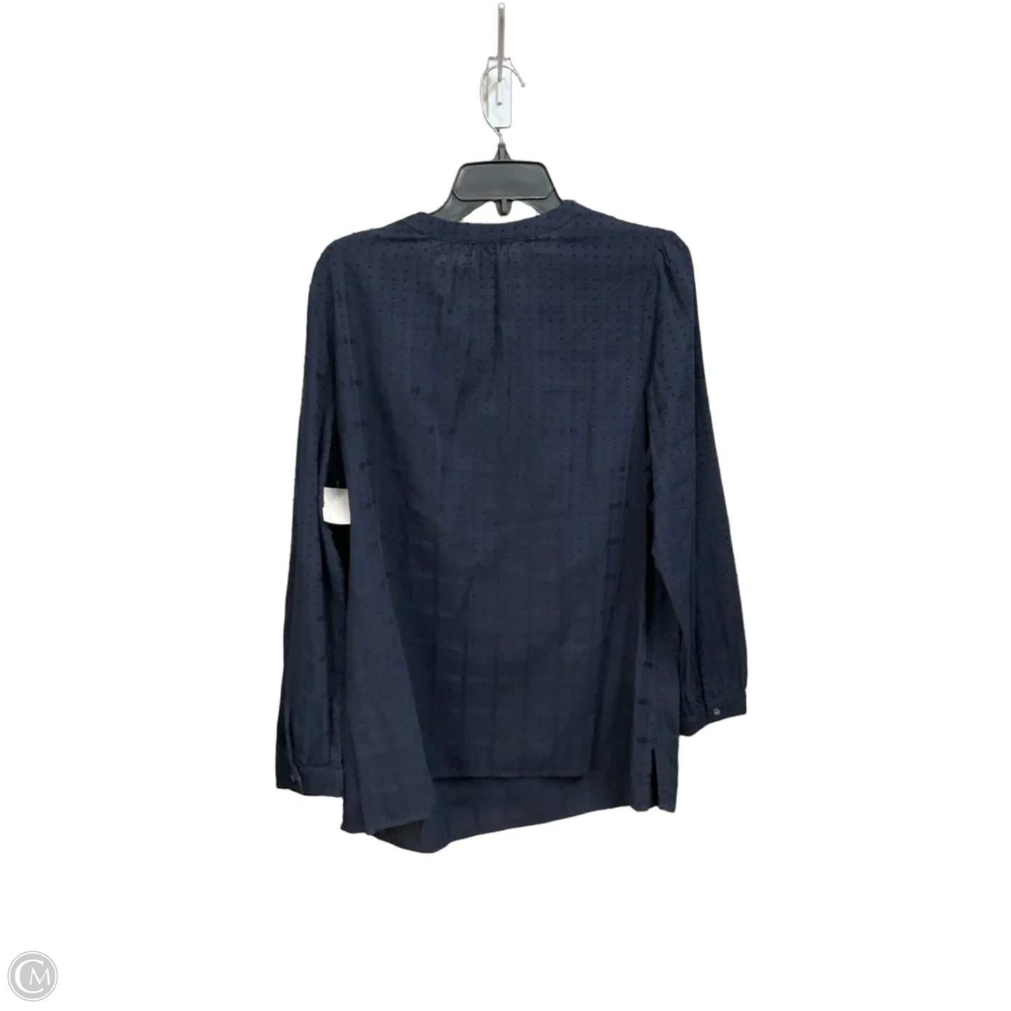 Blouse Long Sleeve By Talbots In Blue, Size: 1x