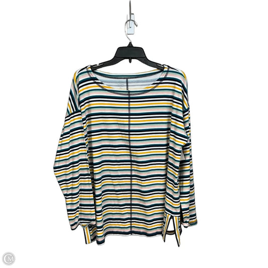 Top Long Sleeve By Talbots In Striped Pattern, Size: Xl