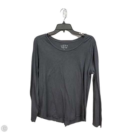 Top Long Sleeve By Loft In Grey, Size: Xl