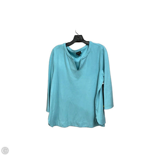Top Long Sleeve By J. Jill In Teal, Size: Xl