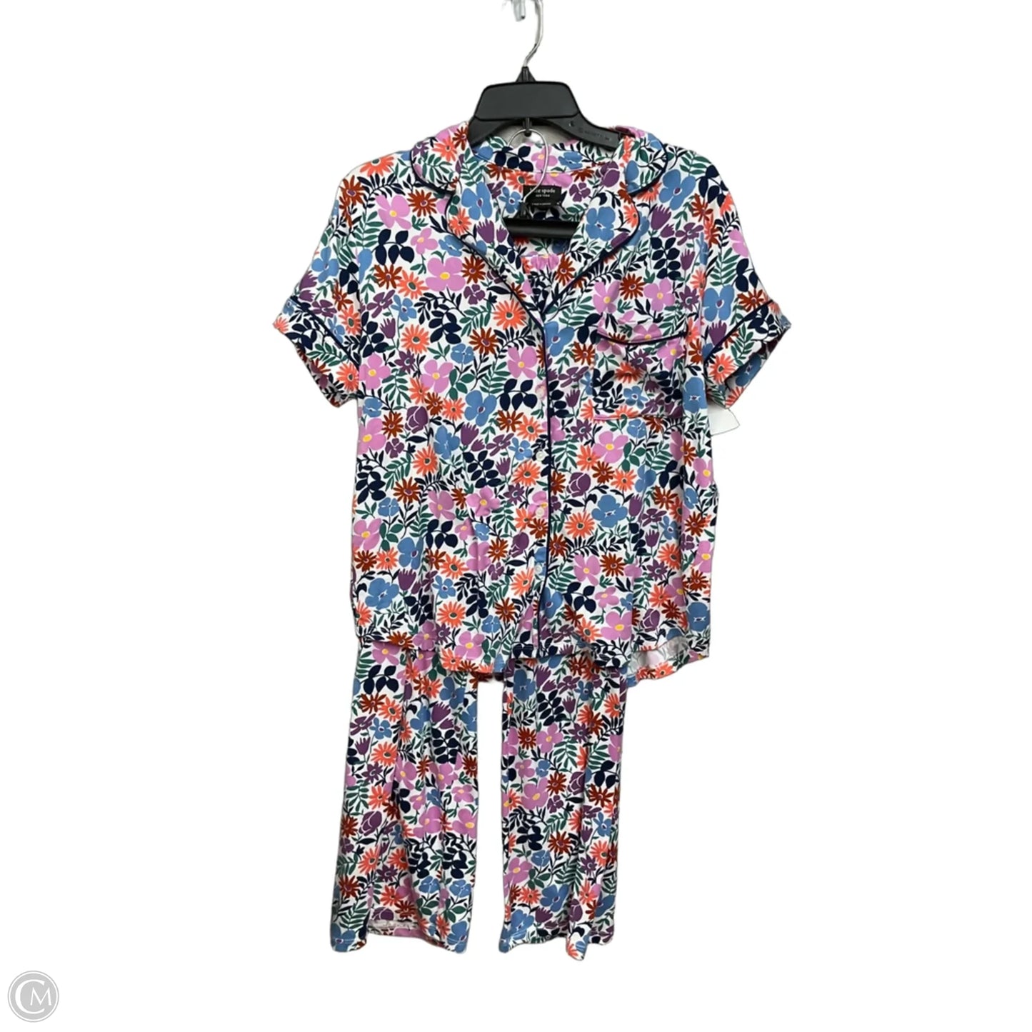 Pajamas Designer By Kate Spade In Floral Print, Size: S
