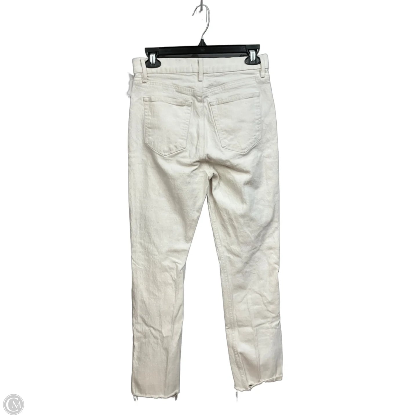 Jeans Straight By Loft In White, Size: 2