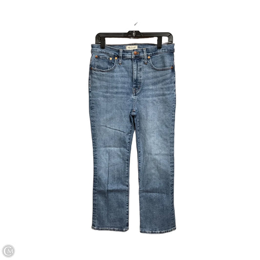 Jeans Straight By Madewell In Blue Denim, Size: 8