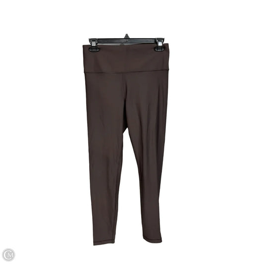 Athletic Leggings By Athleta In Brown, Size: M