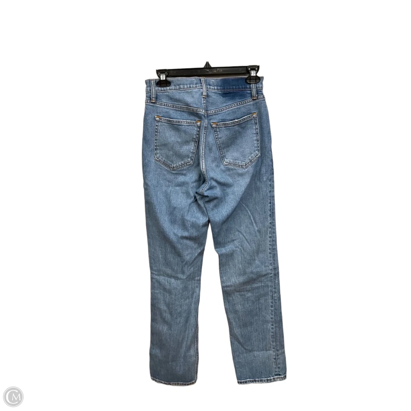 Jeans Straight By Abercrombie And Fitch In Blue Denim, Size: 2l