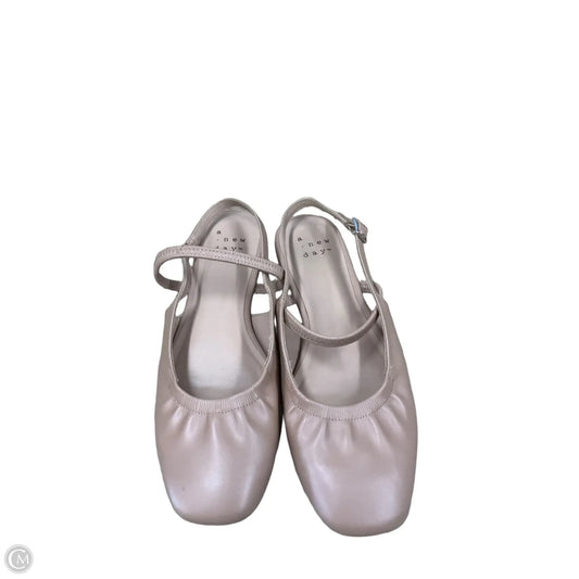 Shoes Flats By A New Day In Tan, Size: 8