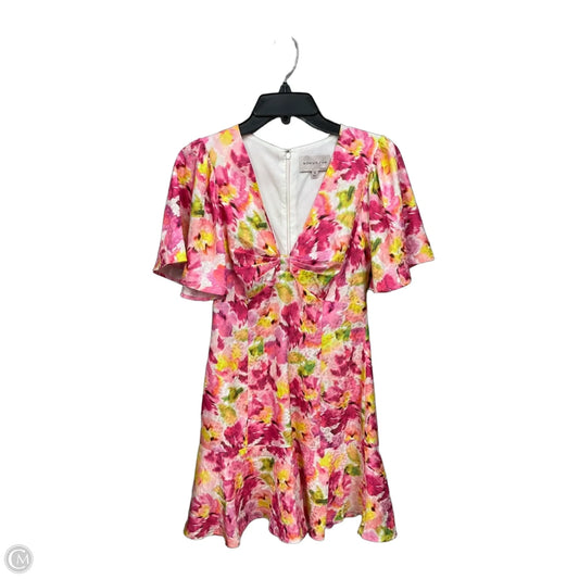 Dress Casual Short By Adelyn Rae In Floral Print, Size: Xs
