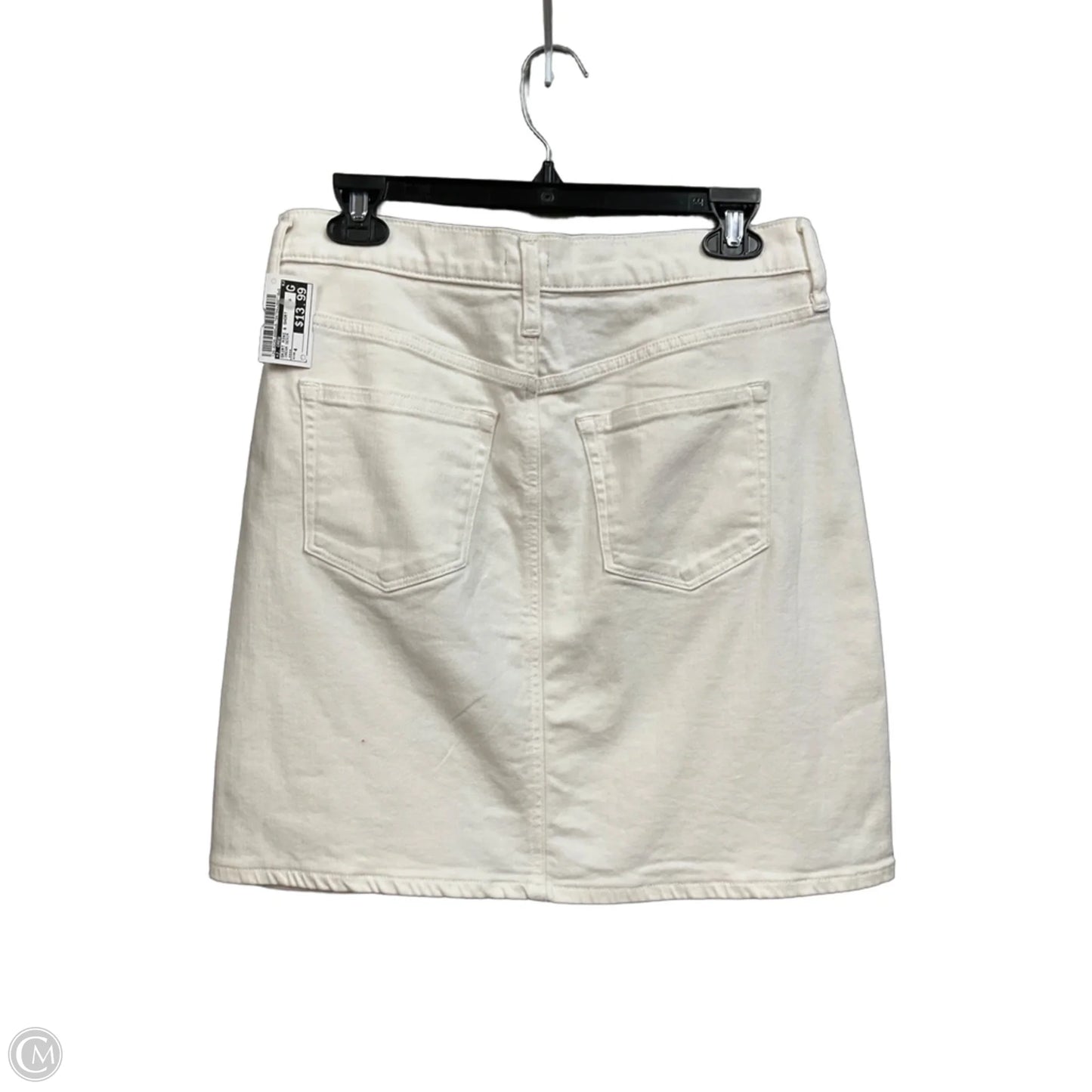 Skirt Mini & Short By J. Crew In Cream Denim, Size: 4