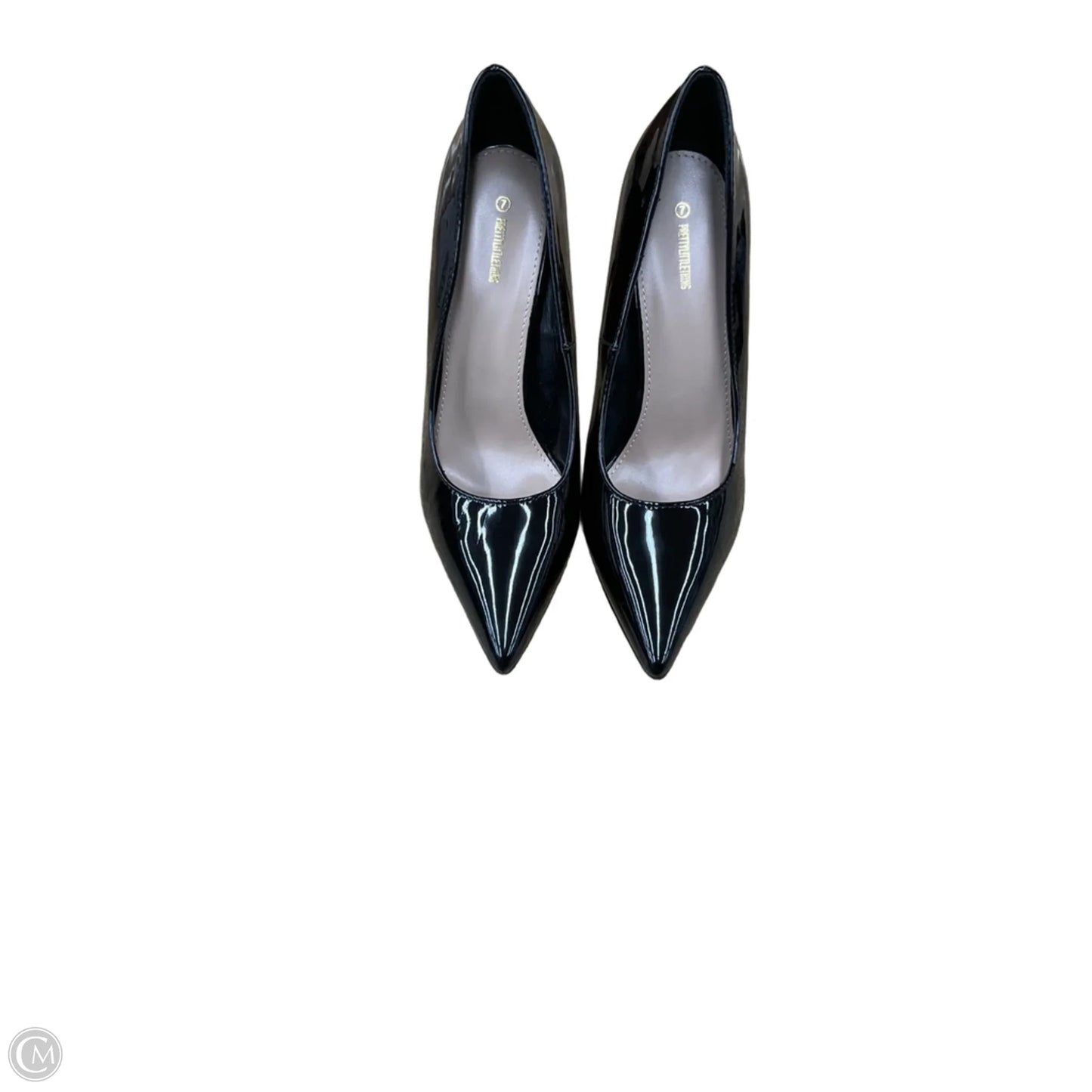 Shoes Heels Stiletto By Pretty Little Thing In Black, Size: 7