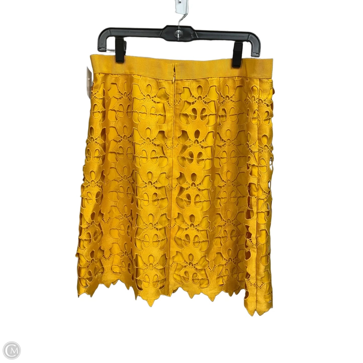 Skirt Midi By Loft In Yellow, Size: 14
