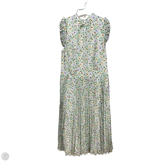 Dress Casual Midi By Ann Taylor In Floral Print, Size: S